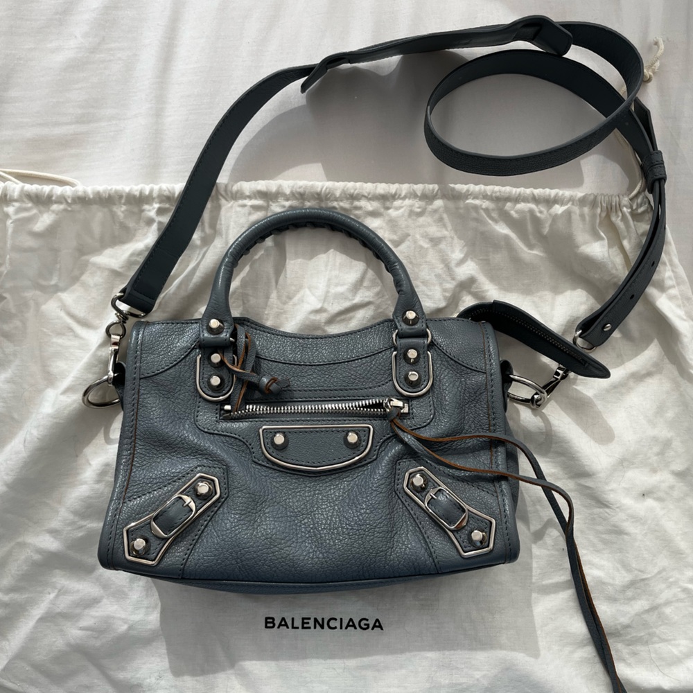 Balenciaga Mini City Metallic Edge